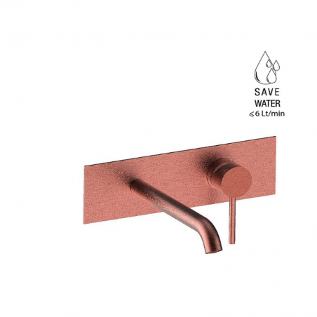 F.lli Fratini Pepe XL 316 Inox, Batteria lavabo a parete