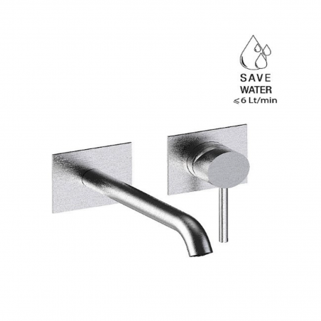 F.lli Frattini Pepe XL 316 Inox, Battery washbasin wall mounted