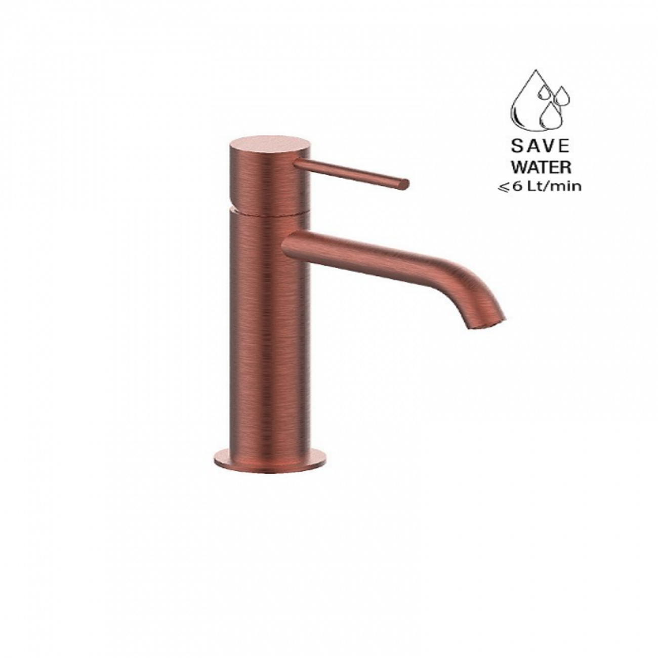 F.lli Frattini Pepe XL 316 Inox, Monocomando per lavabo senza scarico