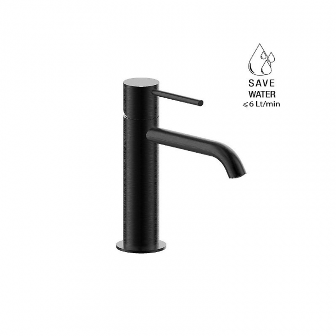 F.lli Frattini Pepe XL 316 Inox, Monocomando per lavabo senza scarico