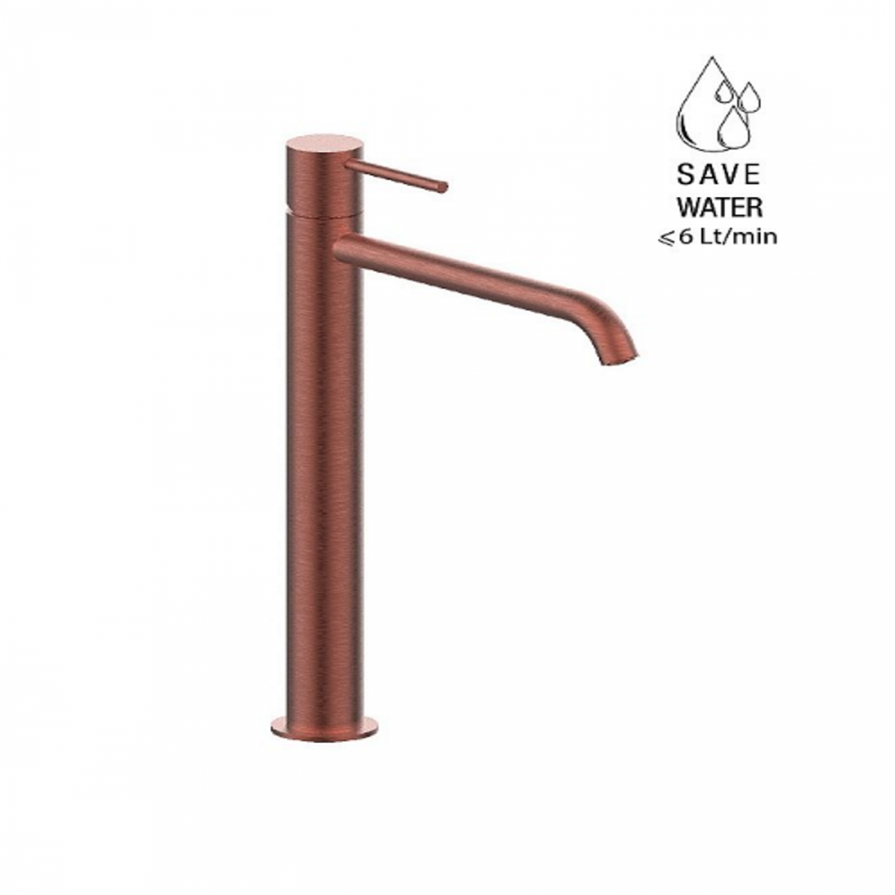 F.lli Frattini Pepe XL 316 Inox, Monocomando lavabo alto