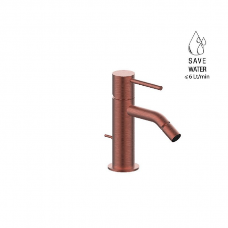 F.lli Frattini Pepe XL 316 Inox, Monocommande pour bidet avec vidange 1'1/4