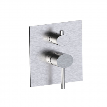 F.lli Frattini Pepe XL 316 Inox, Single lever recessed 2 way