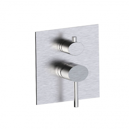 F.lli Frattini Pepe XL 316 Inox, Single lever recessed 2 way