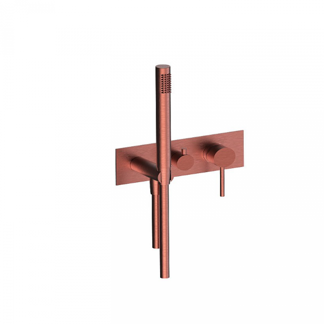 F.lli Frattini Pepe XL 316 Inox, Built-in single lever with diverter 2 ways