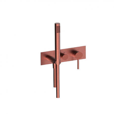 F.lli Frattini Pepe XL 316 Inox, Monocomando incasso con deviatore 2 vie