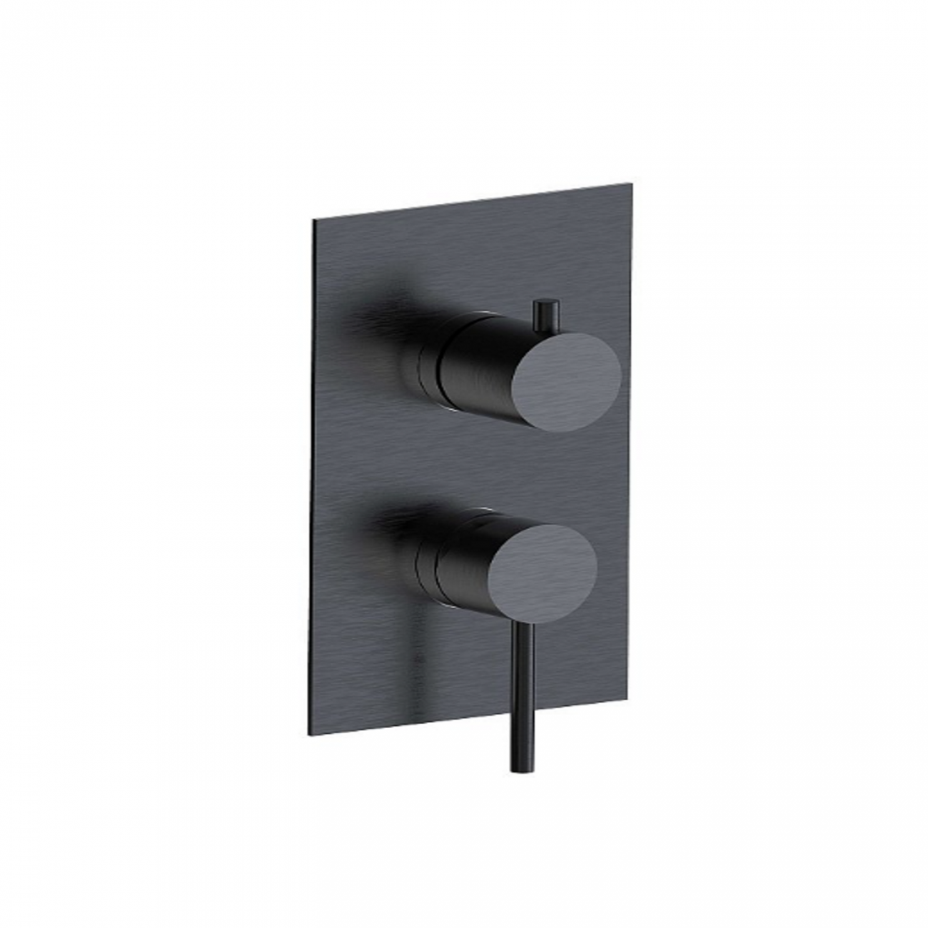 F.lli Frattini Pepe XL 316 Inox, Monocommande encastrée avec déviateur 2-3 Vie