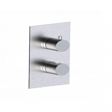 F.lli Frattini Pepe 316 XL Inox, Miscelatore termostatico con deviatore 2-3 vie