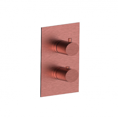 F.lli Frattini Pepe 316 XL Inox, Mélangeur thermostatique avec déviateur 2-3 voies