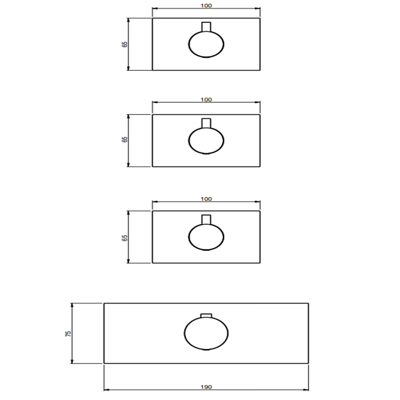 F.lli Frattini Pepe XL 316 Inox, Miscelatore termostatico 3 vie
