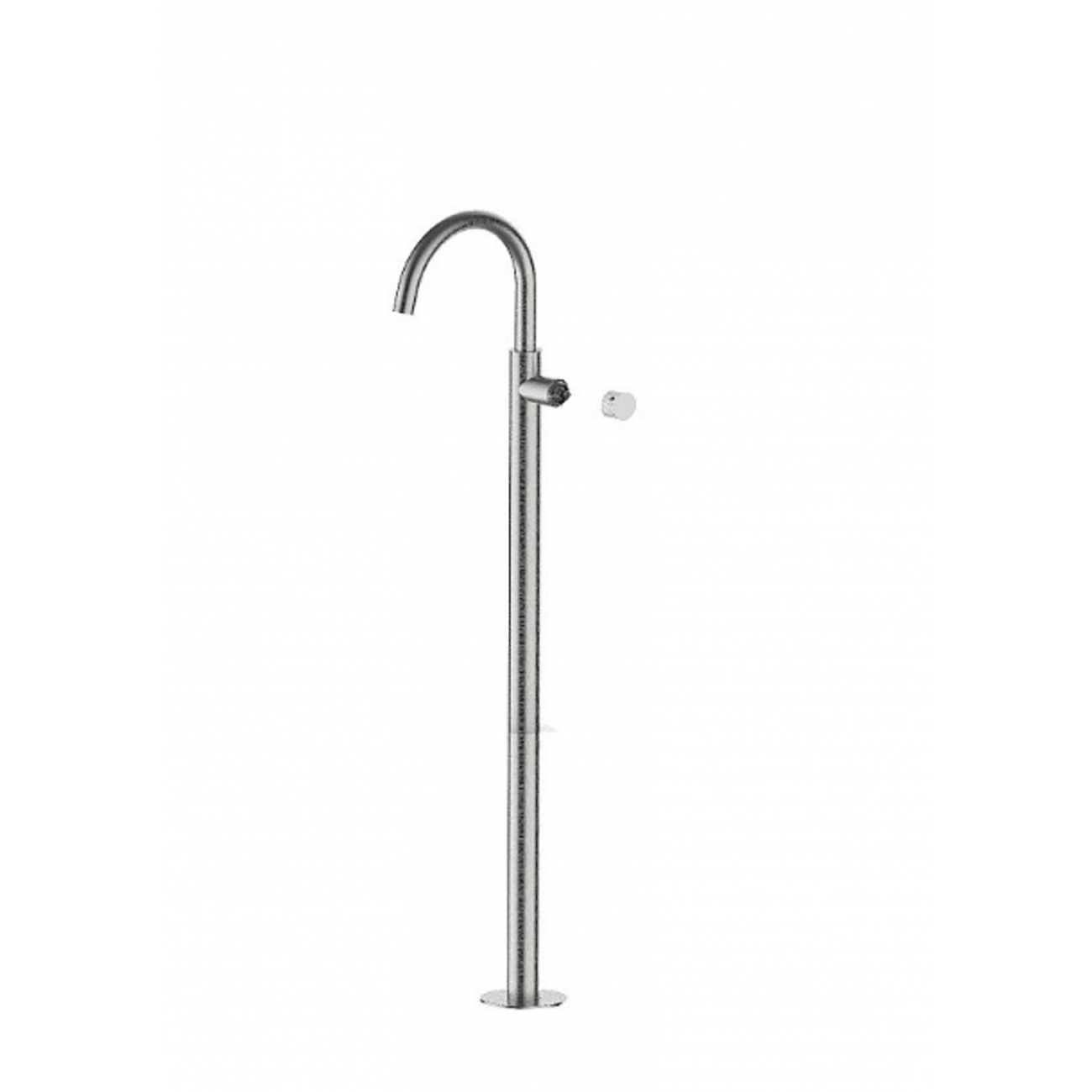 F.lli Frattini Pepe XLS 360 Inox, Monocomando vasca a pavimento