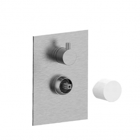 F.lli Frattini Pepe XLS 316 Inox, Single lever recessed 2 way