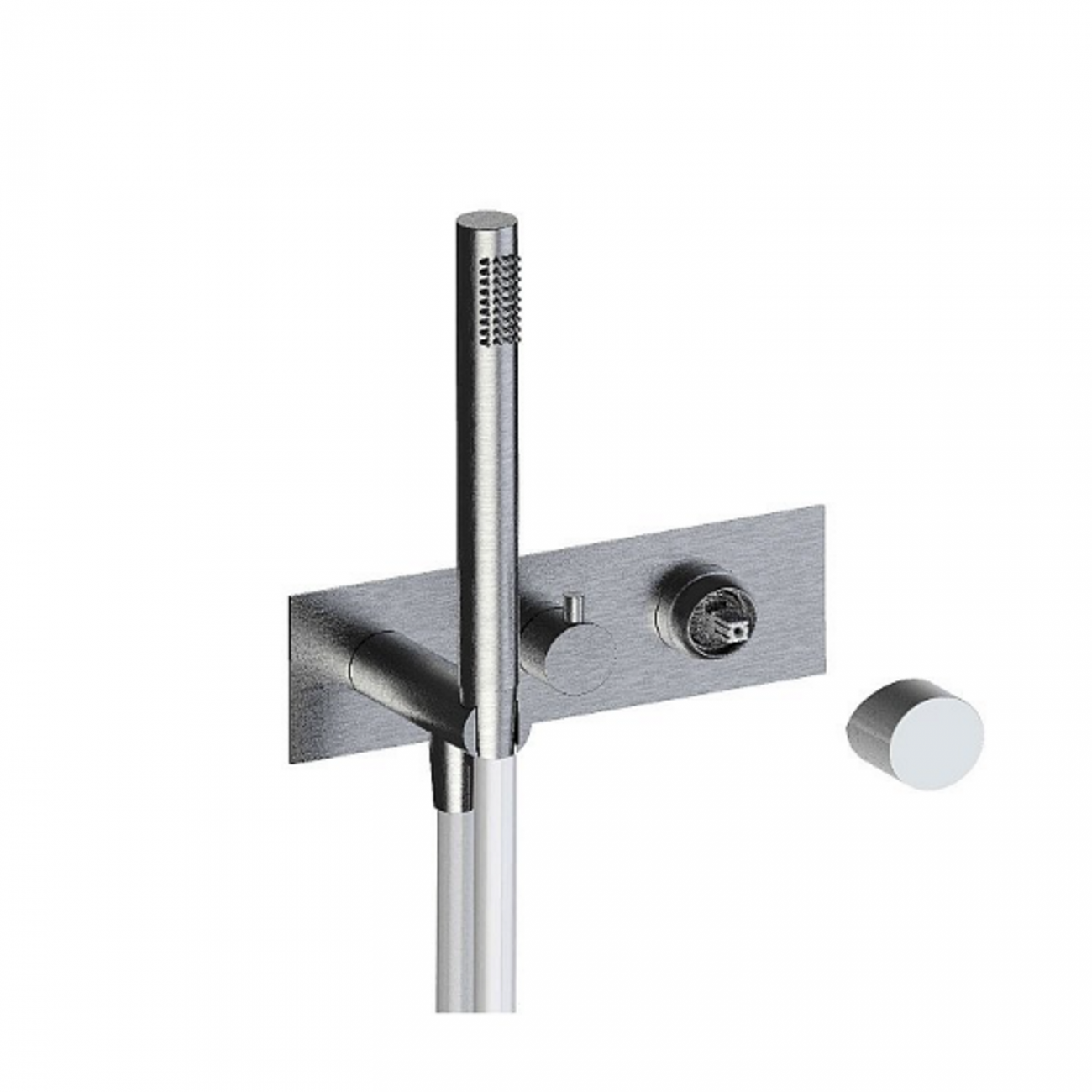 F.lli Frattini Pepe XLS 316 Inox, Monocomando incasso con deviatore 2 vie