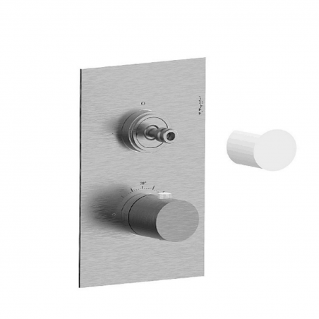 F.lli Frattini Pepe XLS 316 Inox, Miscelatore incasso termostatico 2-3 vie