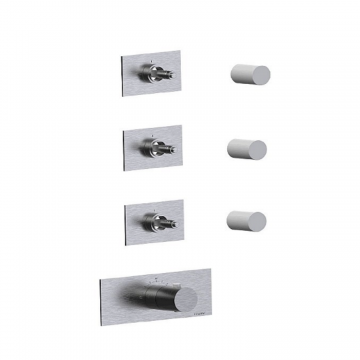 F.lli Frattini Pepe XLS 316 Inox, Mélangeur thermostatique 3 voies