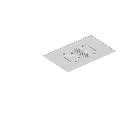 F.lli Frattini Docce Inox, Pomme de douche encastrée 70x40 cm