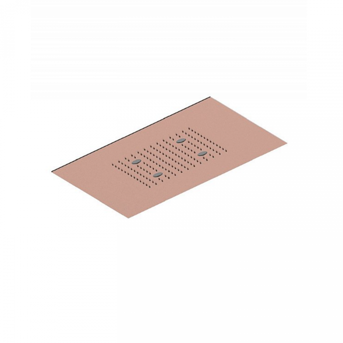 F.lli Frattini Docce Inox,  Soffione da incasso 40x40 cm