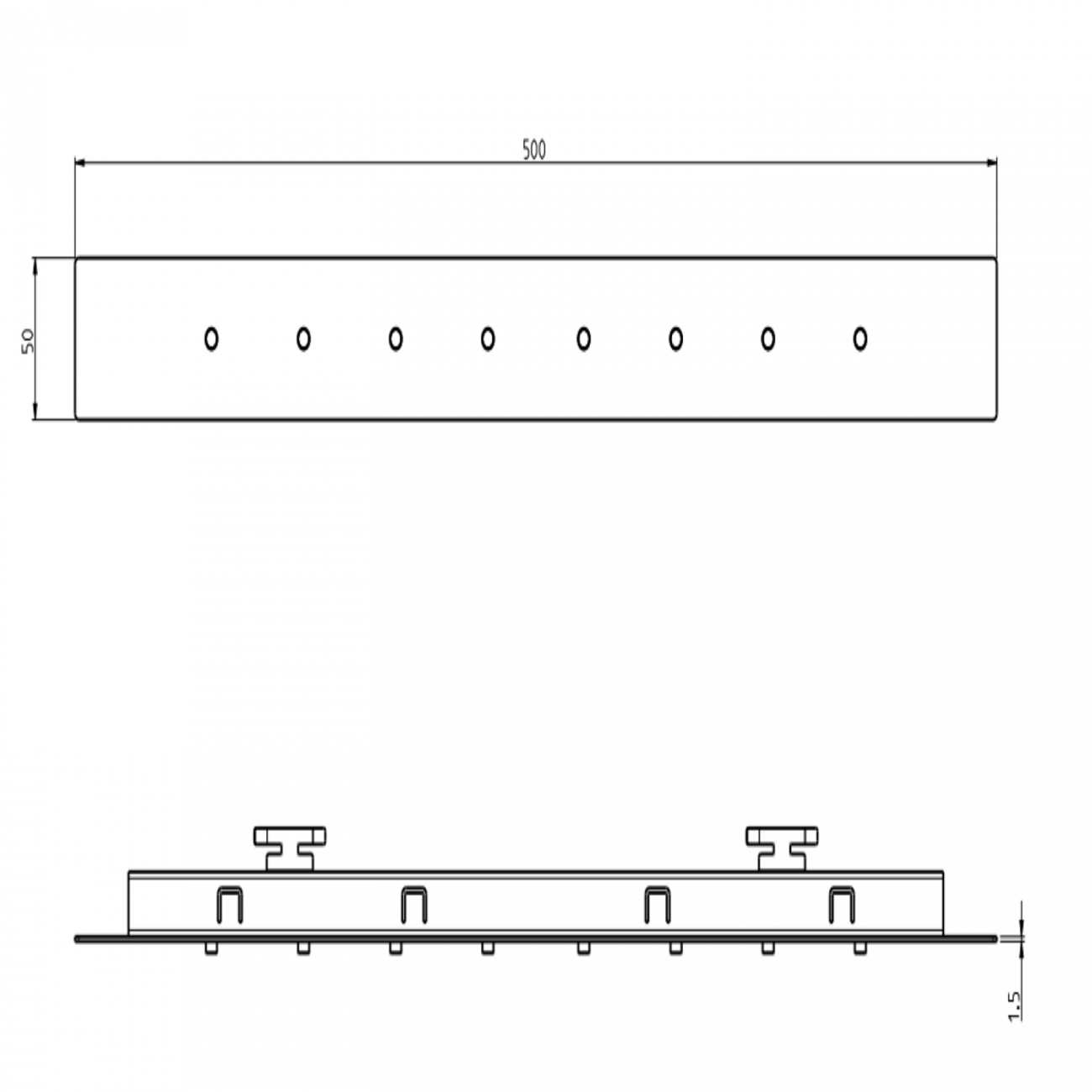 F.lli Frattini Docce Inox, Stripe chromotherapy shower head