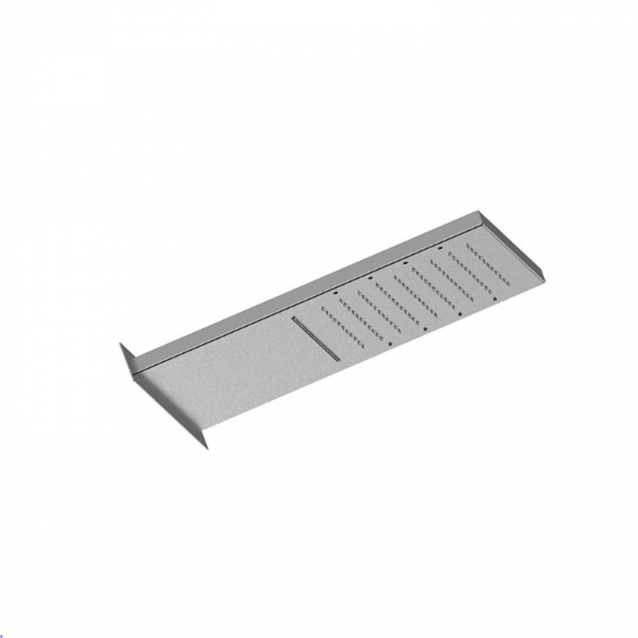 F.lli Frattini Docce Inox, Pomme de douche pluie et cascade 50x22 cm