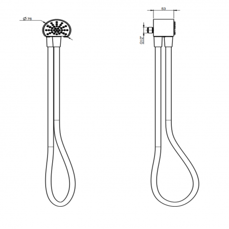 F.lli Frattini Docce Inox, Support pour prise deau encastrée