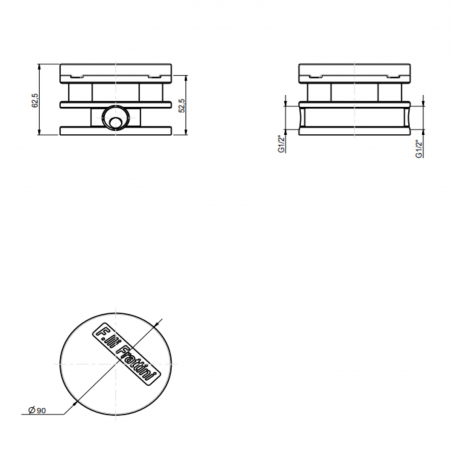 F.lli Frattini Tolomeo, Single lever bath floor