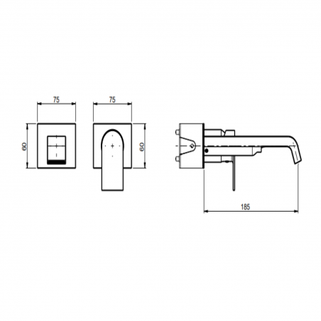 F.lli Frattini Tolomeo, Batterie de lavabo mural