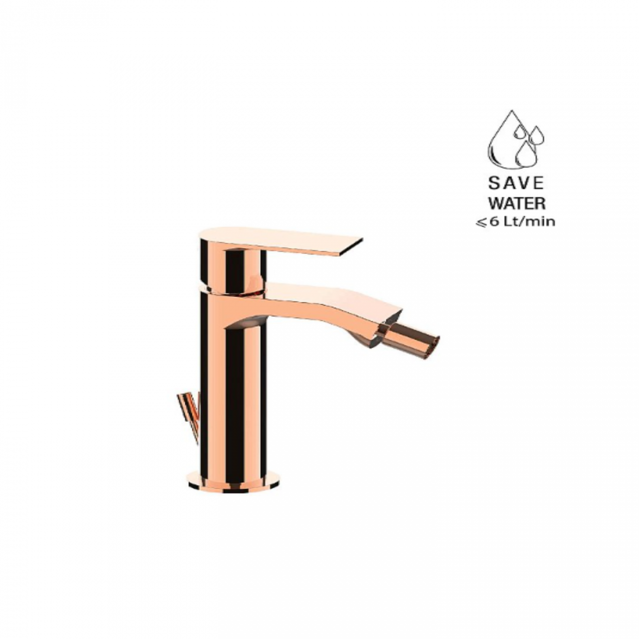 F.lli Frattini Tolomeo, Single-lever bidet mixer with 11/4 pop-up waste