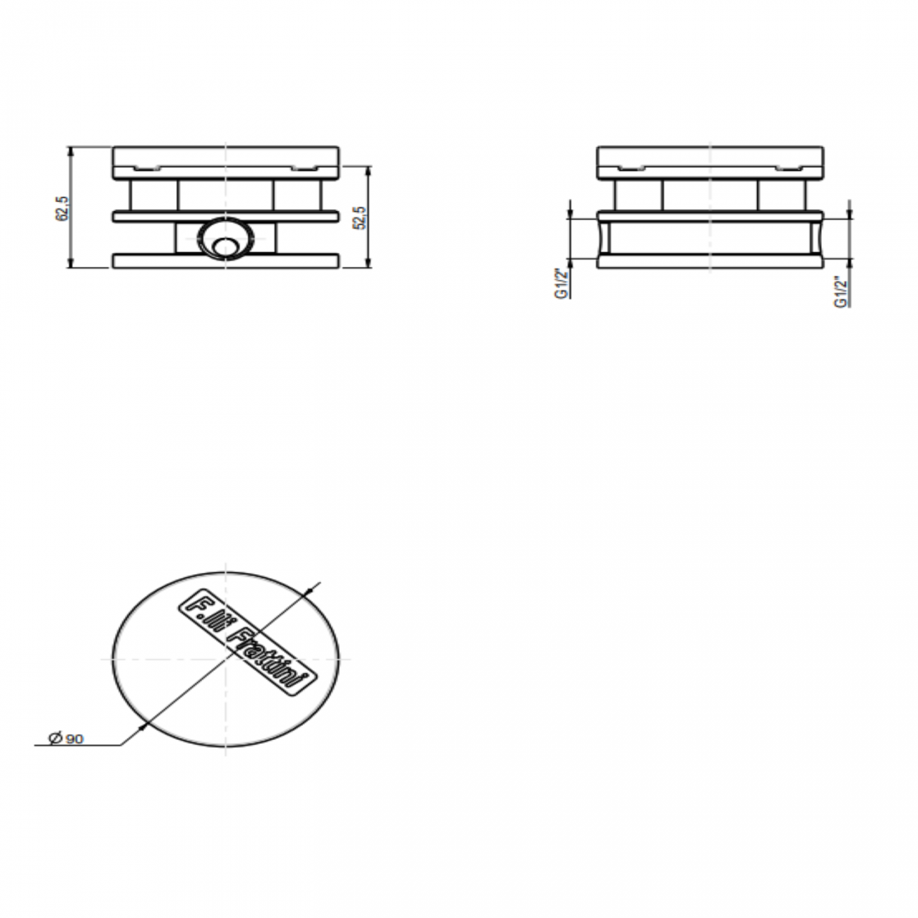 F.lli Frattini Narciso, Single lever bath floor