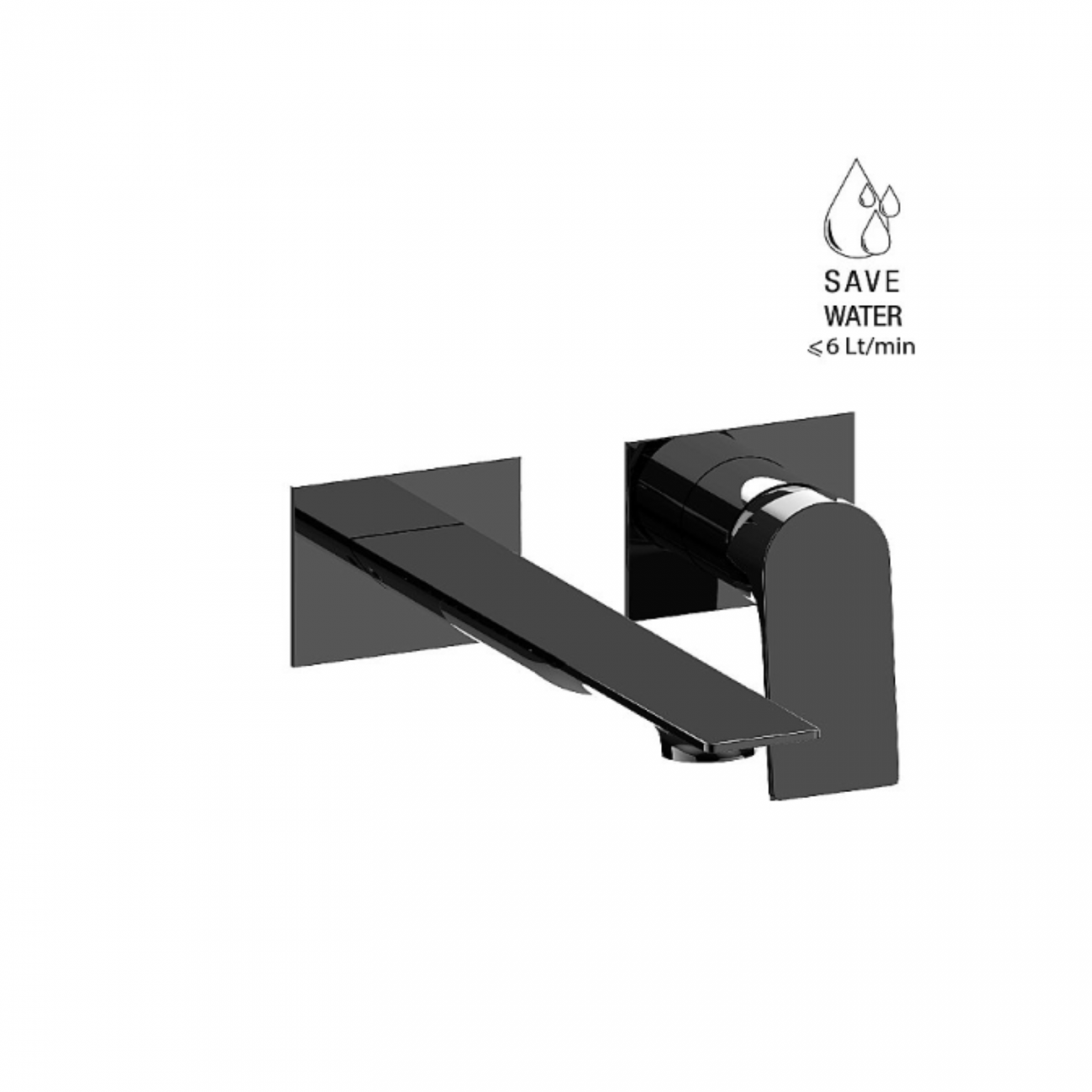 F.lli Frattini Tolomeo, Batterie de lavabo mural sans décharge