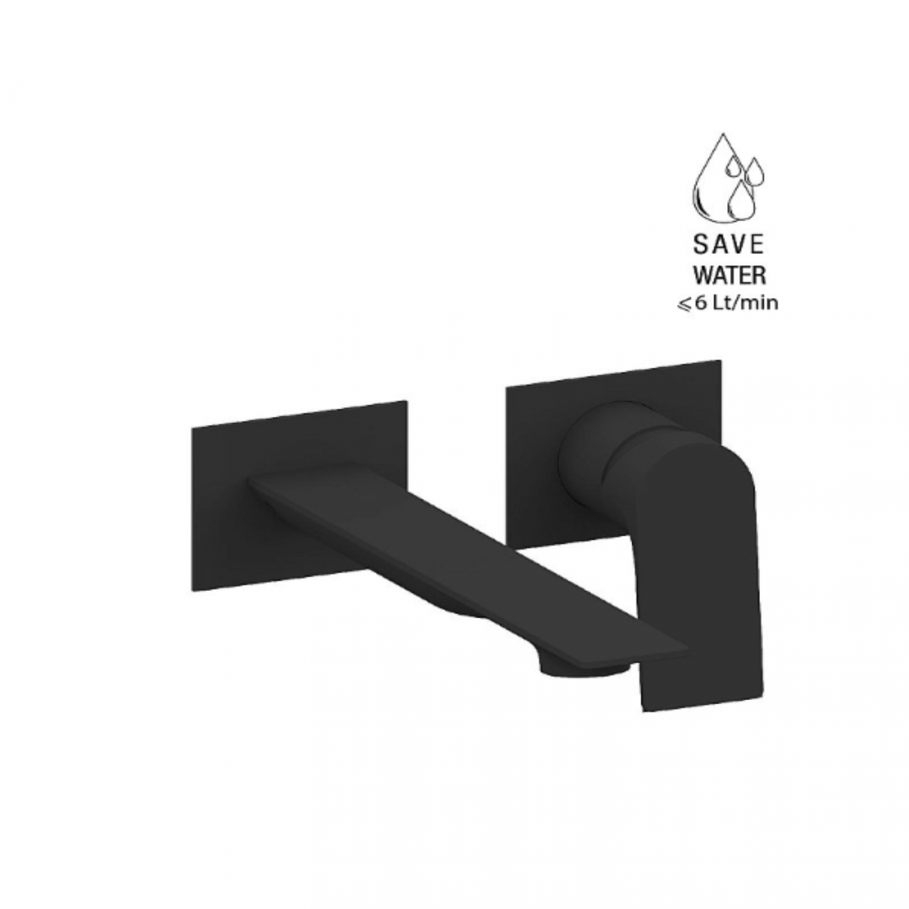 F.lli Frattini Tolomeo, Batterie de lavabo mural sans décharge