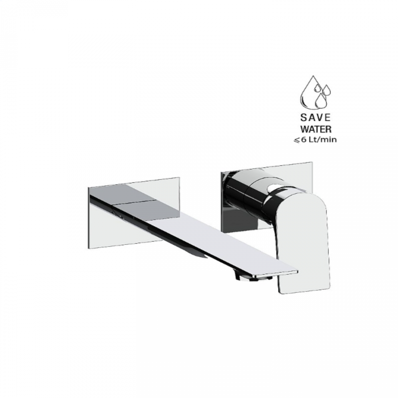F.lli Frattini Narciso, Wall-mounted washbasin battery without drain