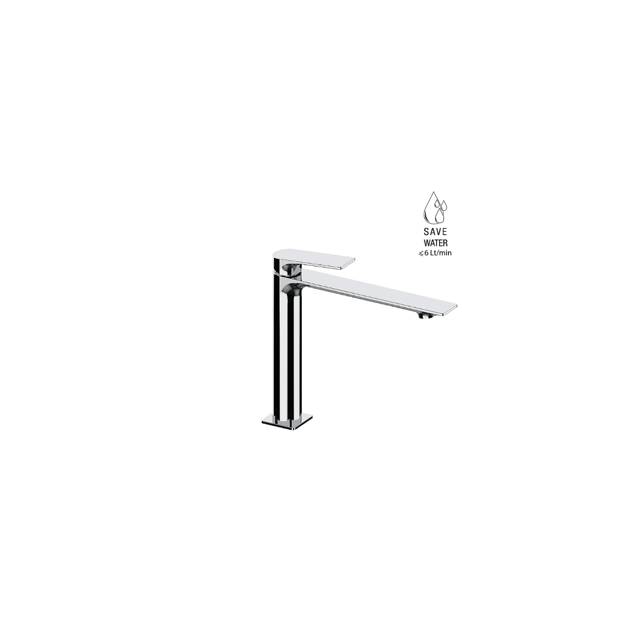 F.lli Frattini Narciso, Single lever washbasin medium model without drain