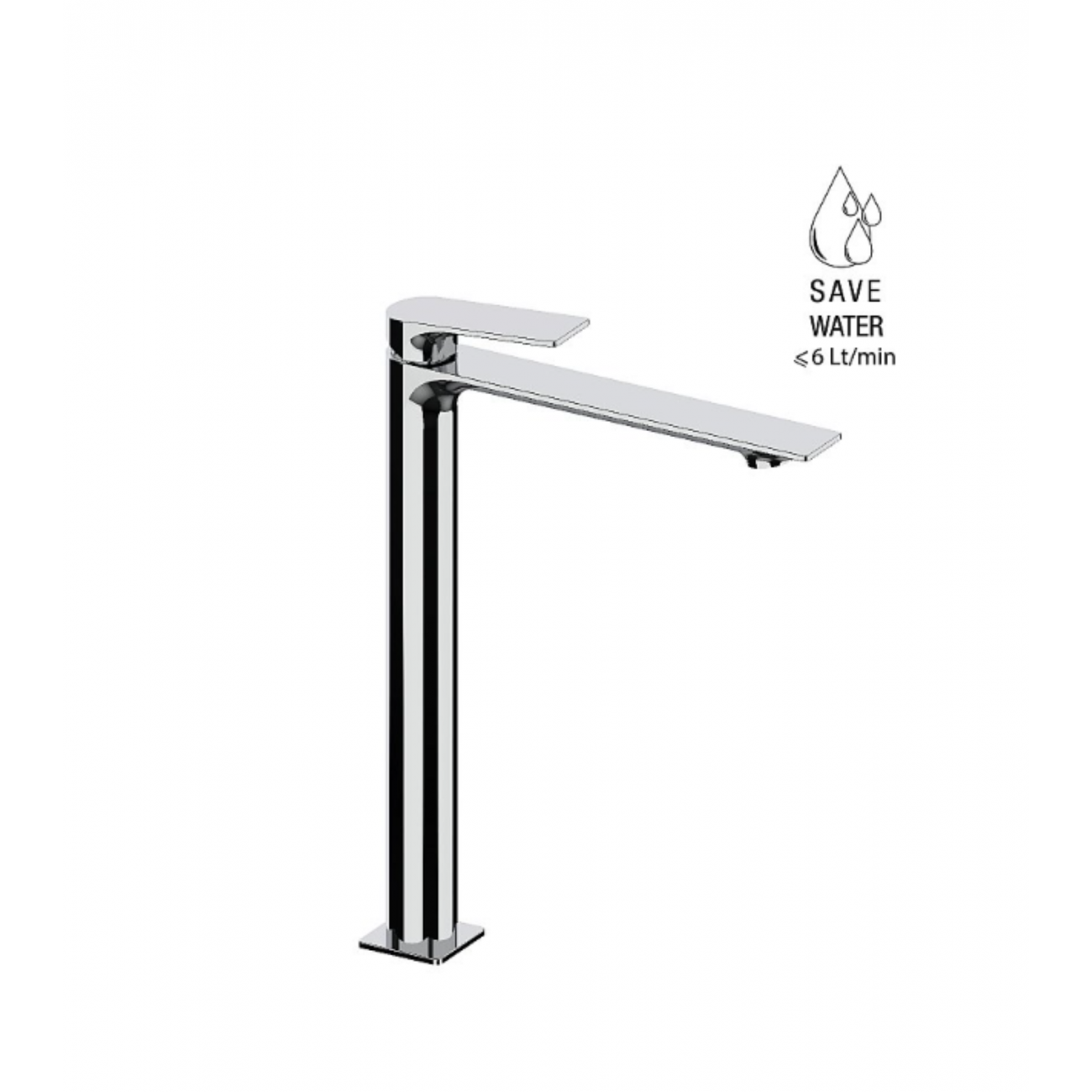 F.lli Frattini Narciso, Monocommande lavabo modèle haut sans échappement