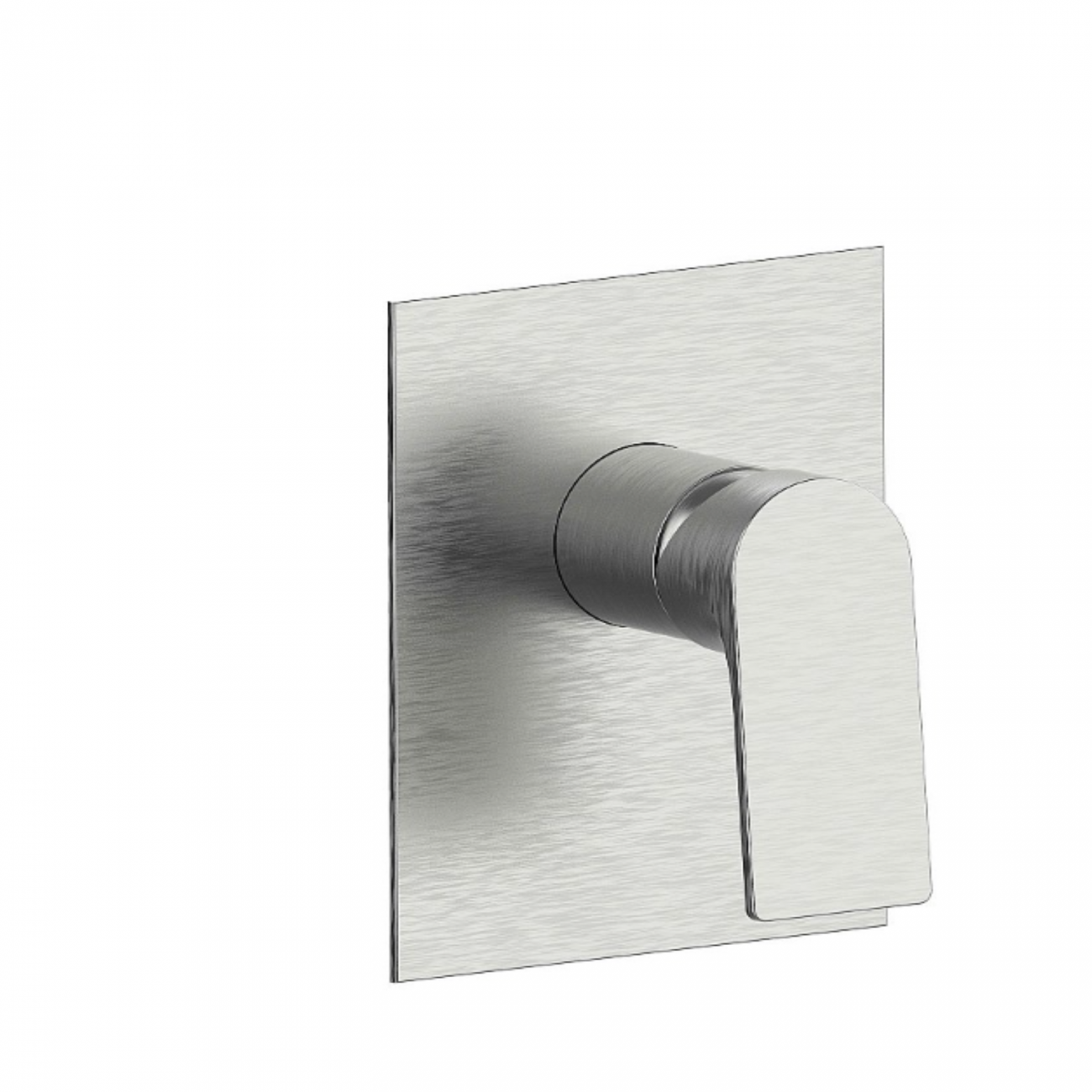 F.lli Frattini Narciso, Complete built-in single-lever shower mixer, brass plate