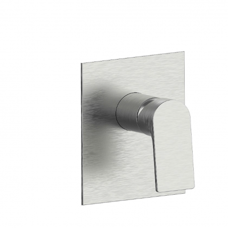 F.lli Frattini Narciso, Complete built-in single-lever shower mixer, brass plate