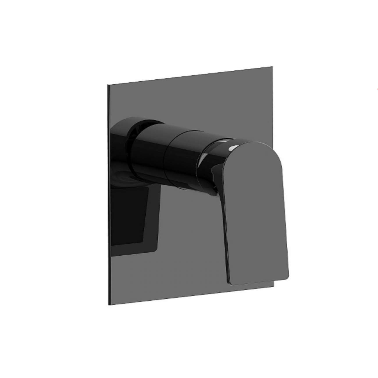 F.lli Frattini Narciso, Complete built-in single-lever shower mixer, brass plate