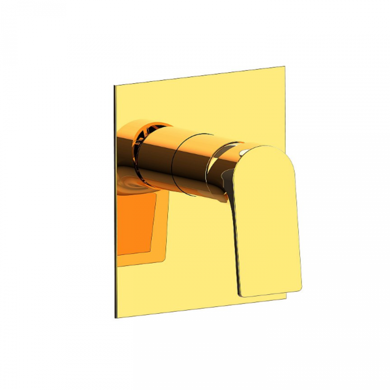 F.lli Frattini Narciso, Complete built-in single-lever shower mixer, brass plate