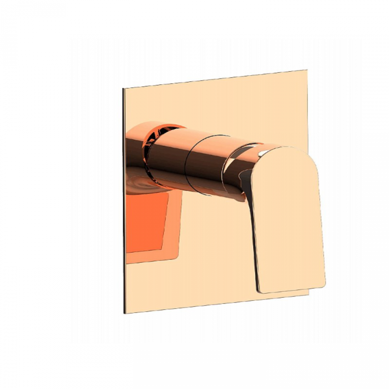 F.lli Frattini Narciso, Monocomando incasso per doccia completo, piastra in ottone