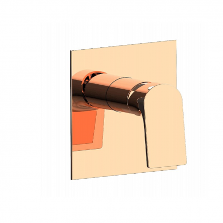 F.lli Frattini Narciso, Monocomando incasso per doccia completo, piastra in ottone