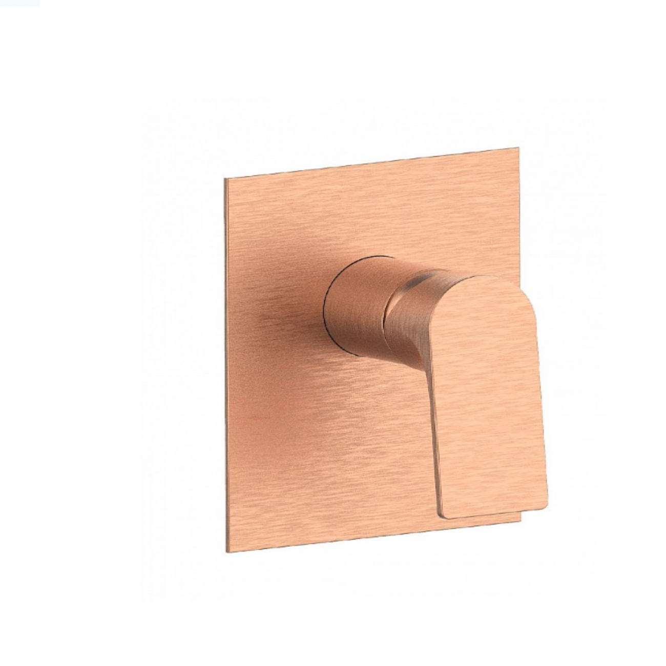 F.lli Frattini Narciso, Complete built-in single-lever shower mixer, brass plate