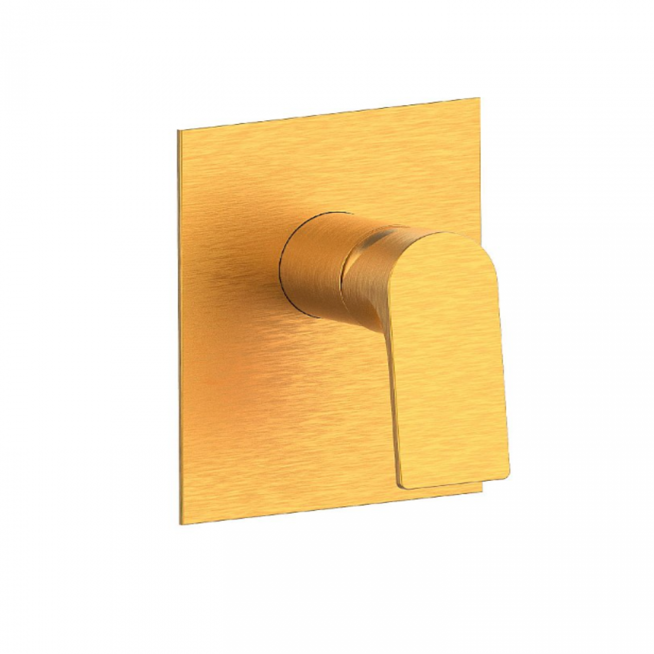 F.lli Frattini Narciso, Complete built-in single-lever shower mixer, brass plate