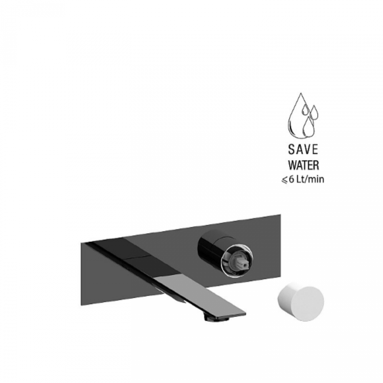 F.lli Frattini Narciso S, Batteria lavabo a parete senza scarico