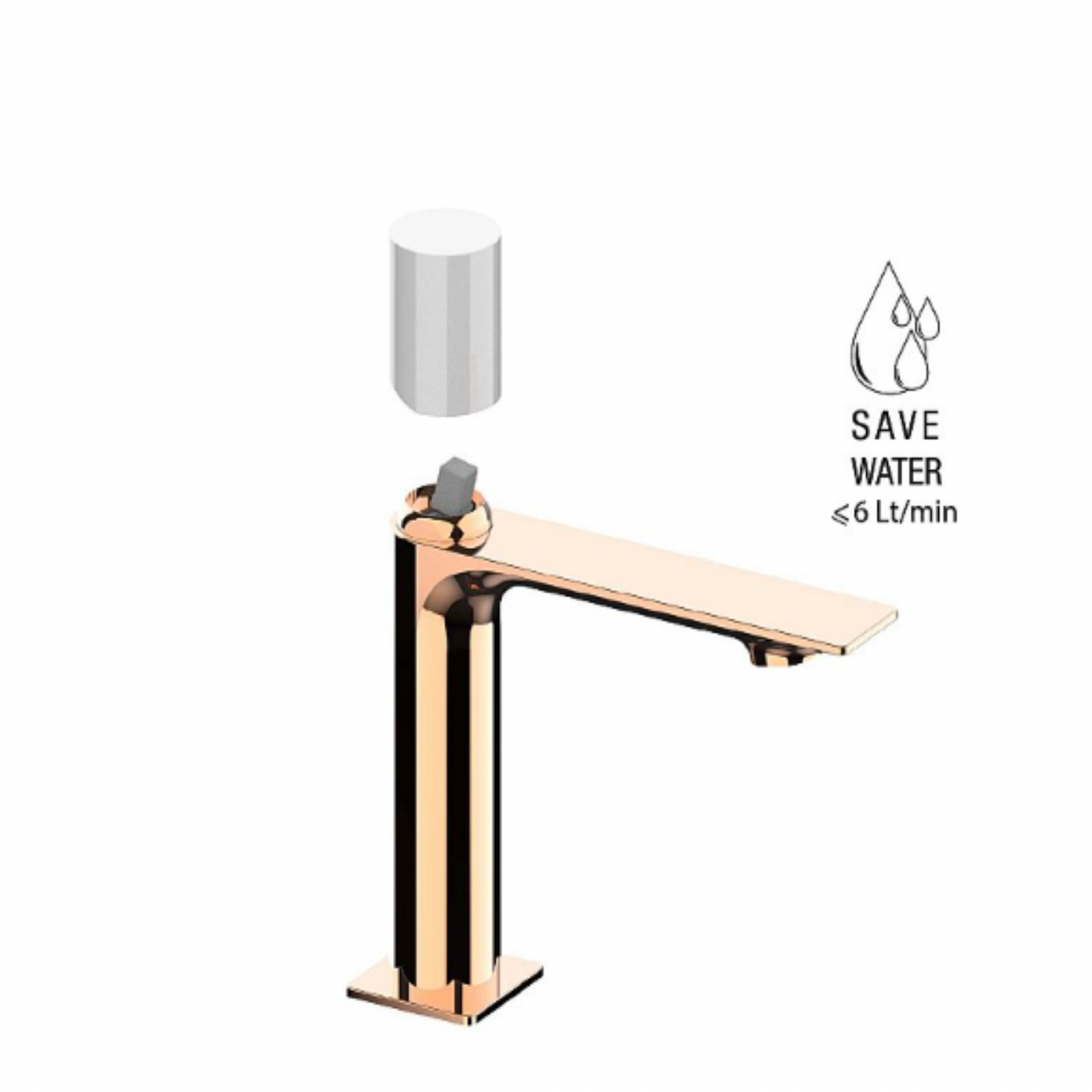 F.lli Frattini Narciso S, Monocomando per lavabo con scarico 1"1/4