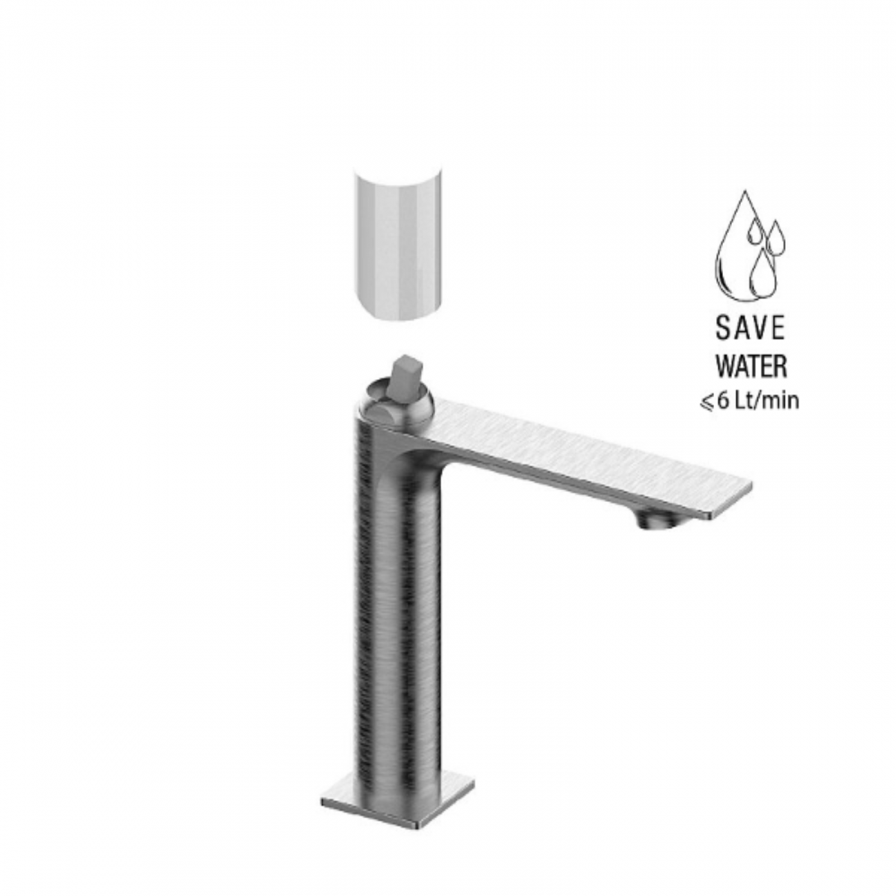 F.lli Frattini Narciso S, Monocomando per lavabo con scarico 1"1/4