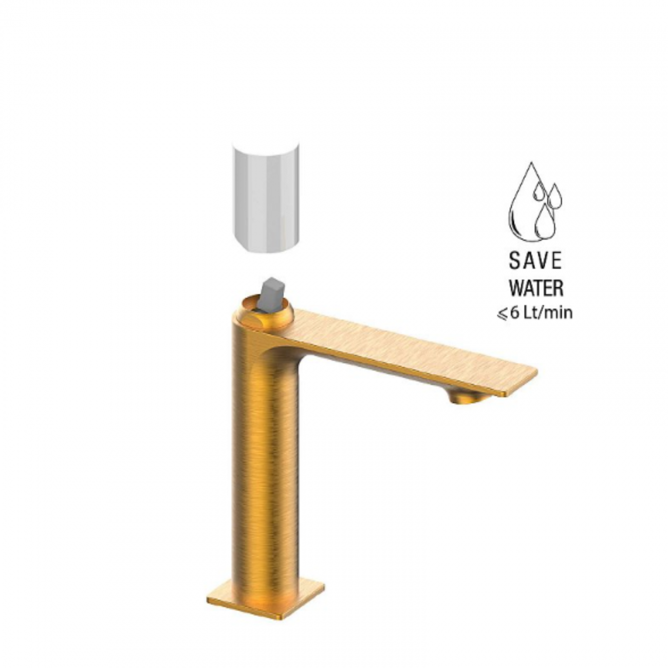 F.lli Frattini Narciso S, Monocommande pour lavabo avec vidange 1"1/4