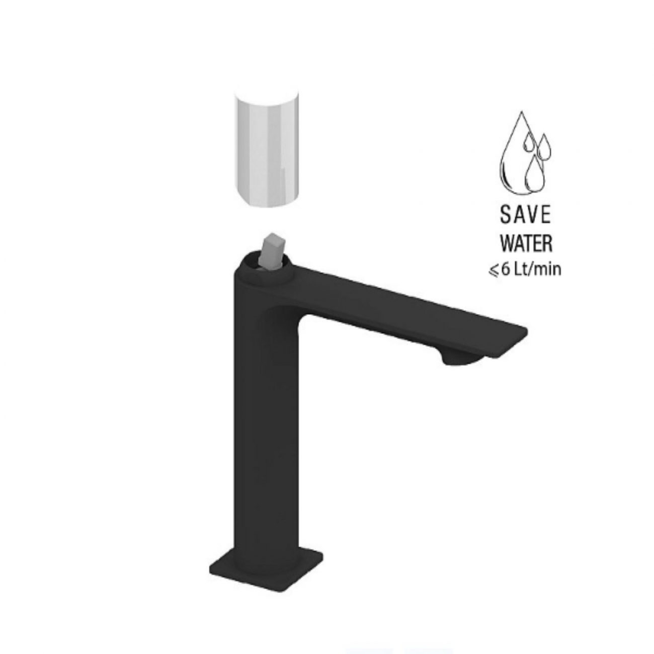 F.lli Frattini Narciso S, Monocommande pour lavabo avec vidange 1"1/4