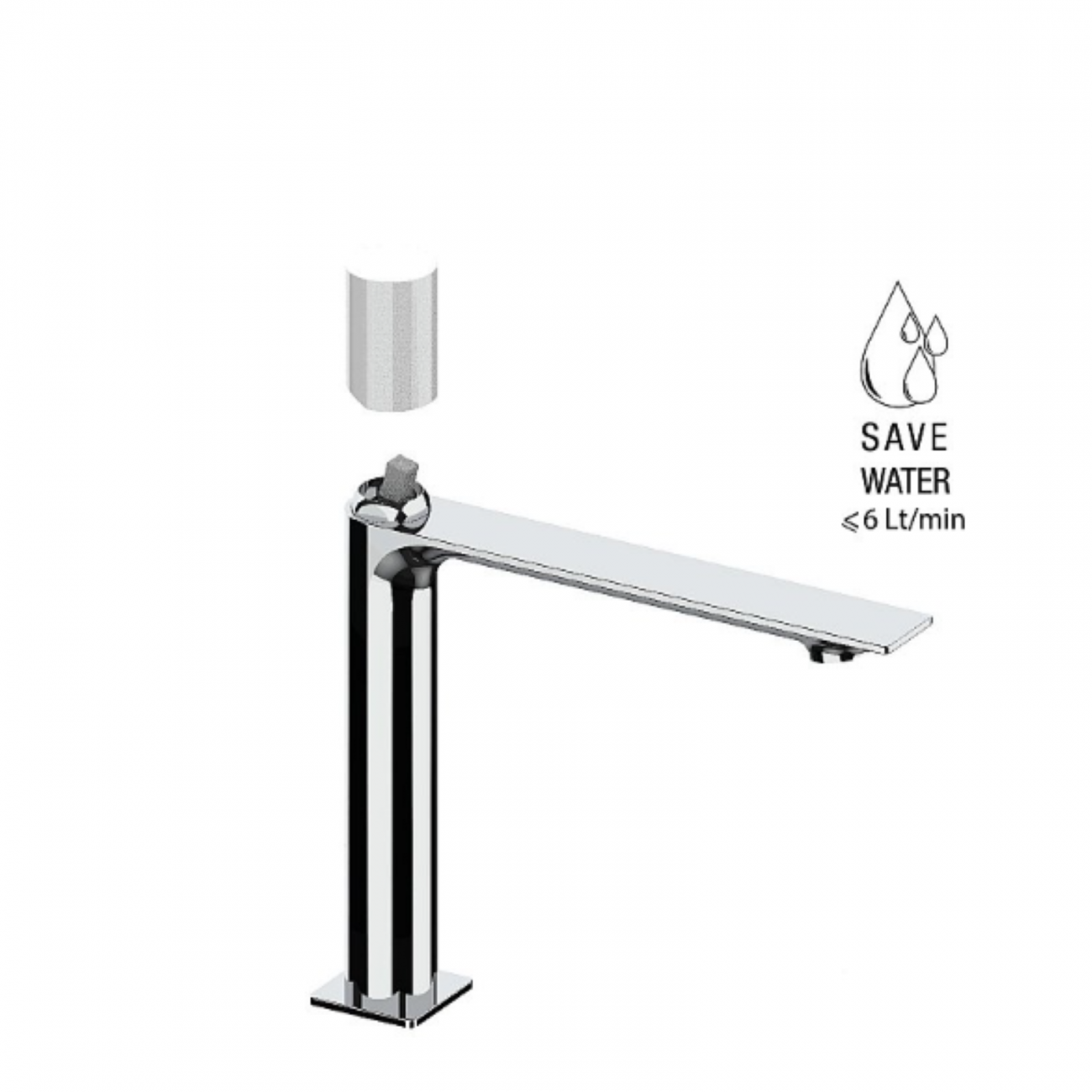 F.lli Frattini Narciso, Monocomando lavabo modello medio senza scarico