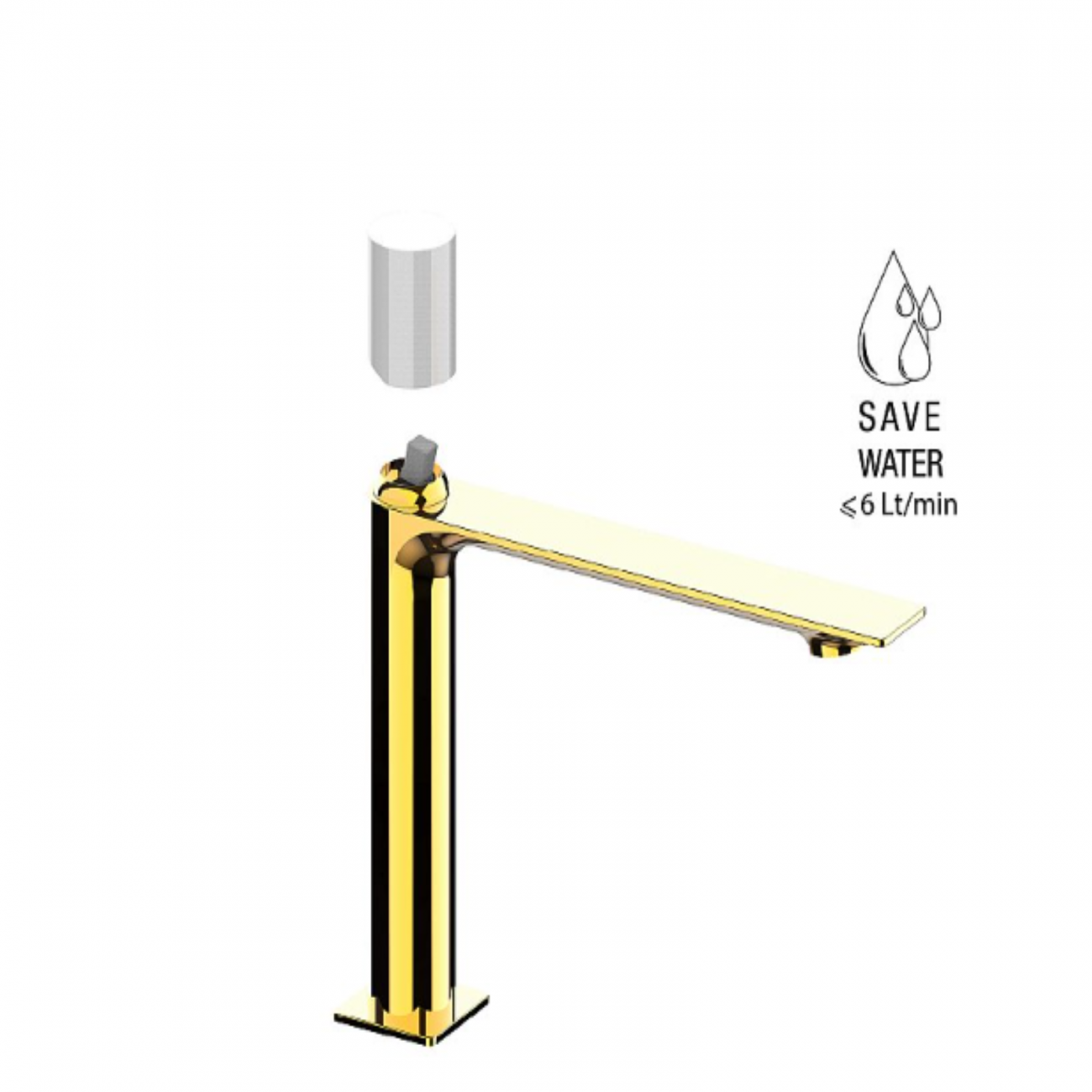 F.lli Frattini Narciso, Monocomando lavabo modello medio senza scarico