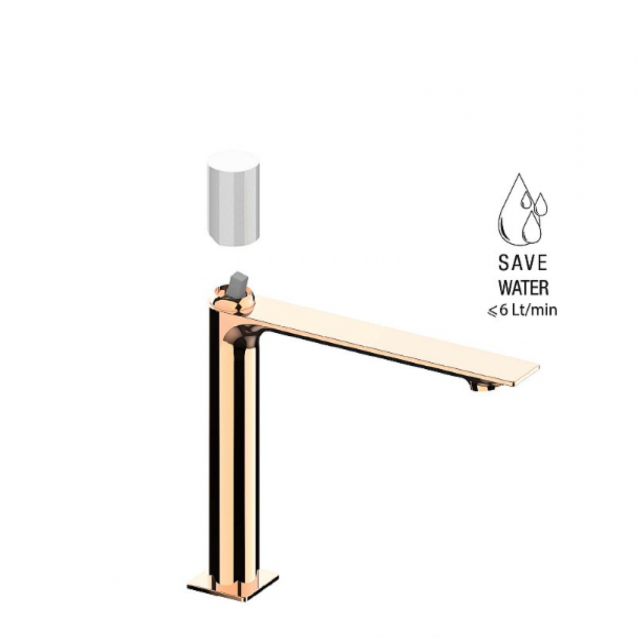 F.lli Frattini Narciso, Monocomando lavabo modello medio senza scarico