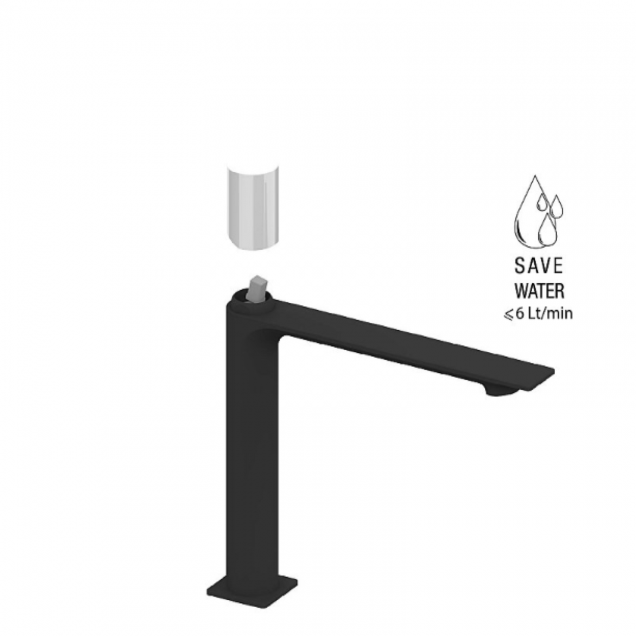 F.lli Frattini Narciso, Monocomando lavabo modello medio senza scarico